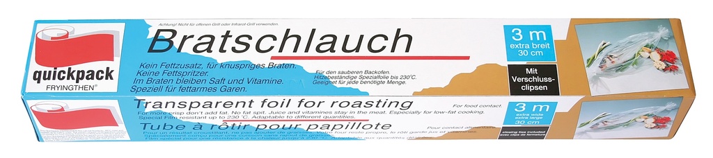 Grillfolie zak 30cm x 3mtr