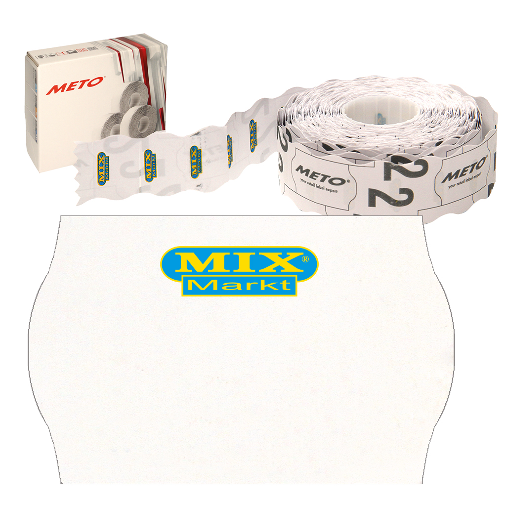 Этикетки для ручного пистолета для ценников с логотипом "Mix