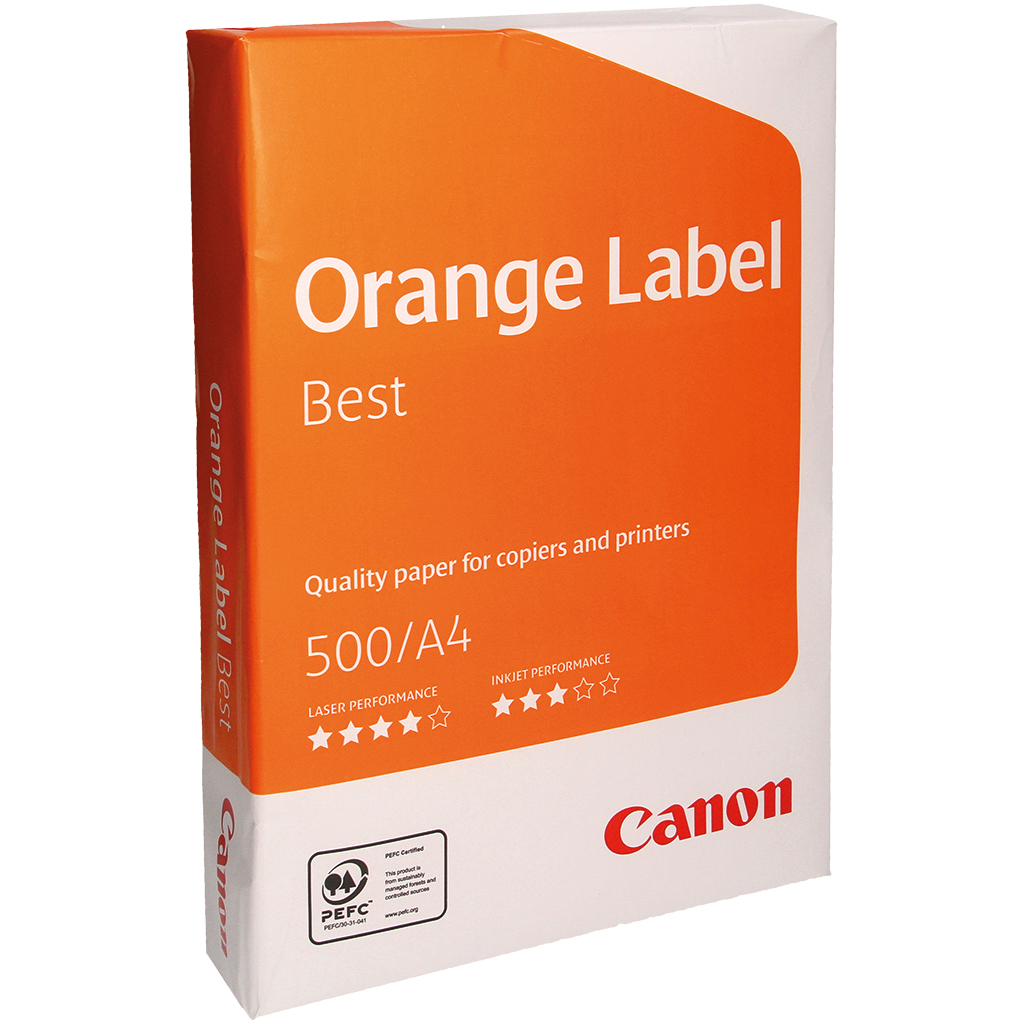 Бумага для копировальной техники, белая, A4,Orange Label