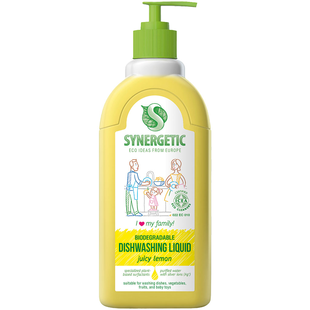 Антибактериальный гель для мытья посуды "Сочный лимон"