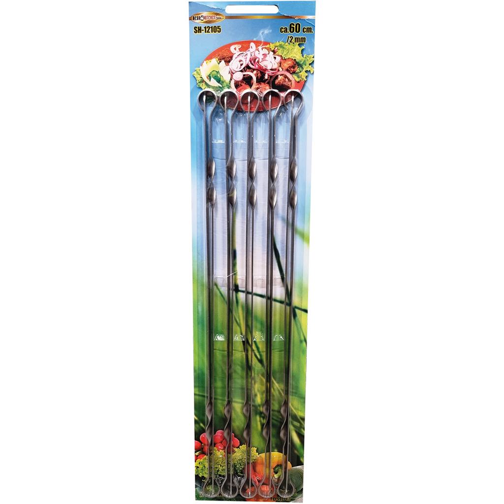 Shaslickspiezen 10 stuks x 60 cm
