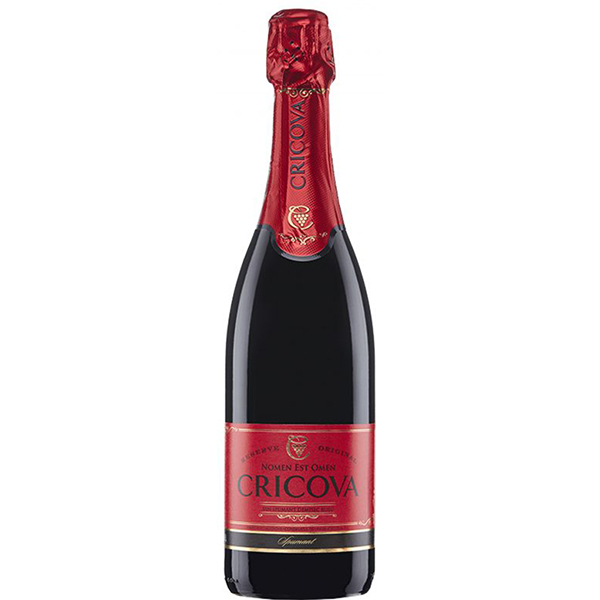 Cricova halfdroge mousserende wijn 12.5%vol