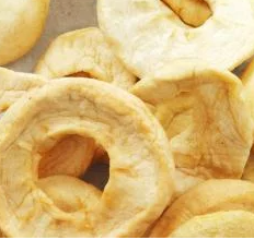 Appelringen gedroogd