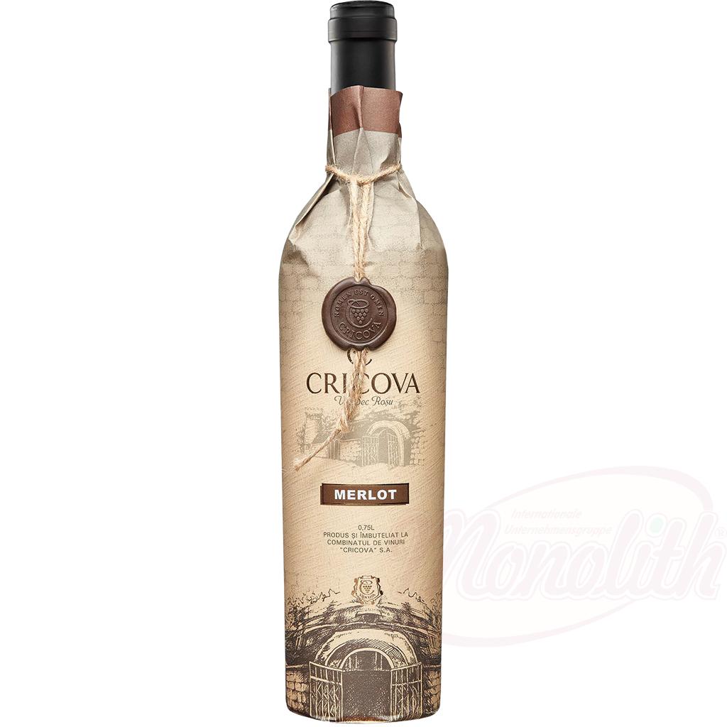 Cricova rode wijn uit Moldavië droog 13%