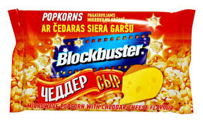 BLOCKBUSTER MICROWAWE POPCORN CHEDDAR KAAS 99G