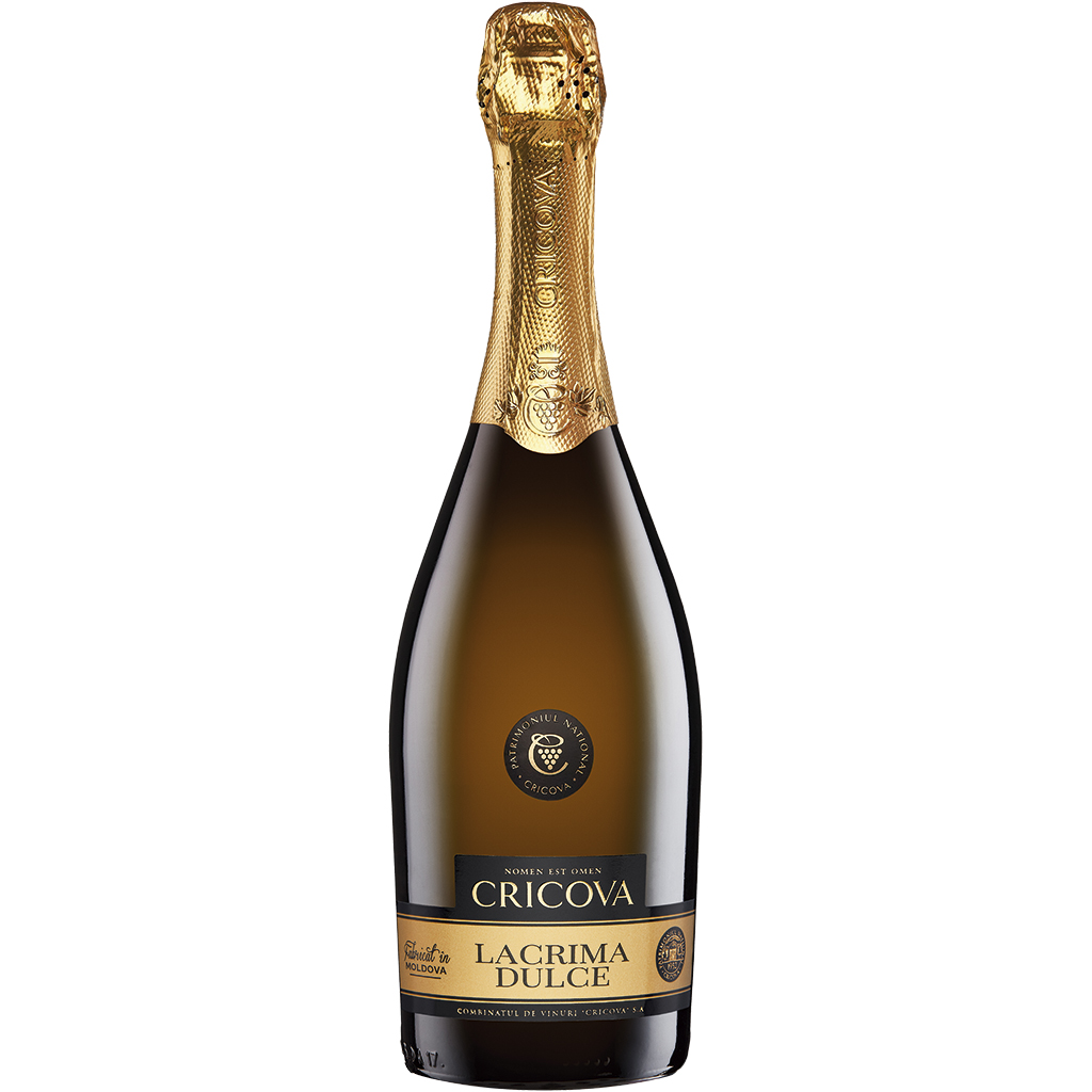 “CRICOVA Lacrima Dulce” Mousserende wijn, wit, zoet, 10% alk