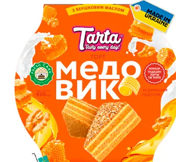 Tarta medowik met honing