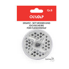 Vervangingsset voor vleesmolen Nr.8, 4.5mm