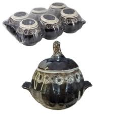 Set keramische potten Penca 6st. 0,75l