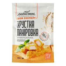 Lubystok knapperig paneermeel universeel 170g