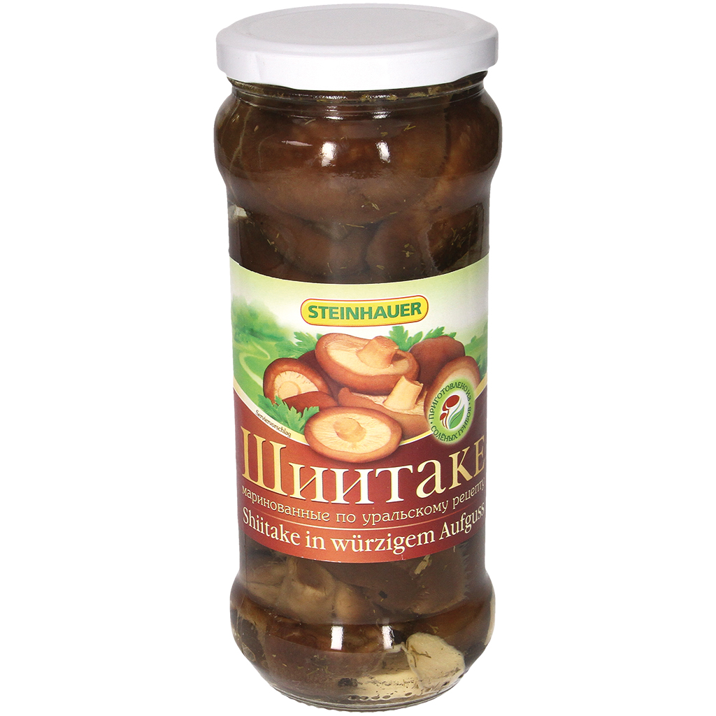 Paddenstoelen "Shiitake" in pittige marinade