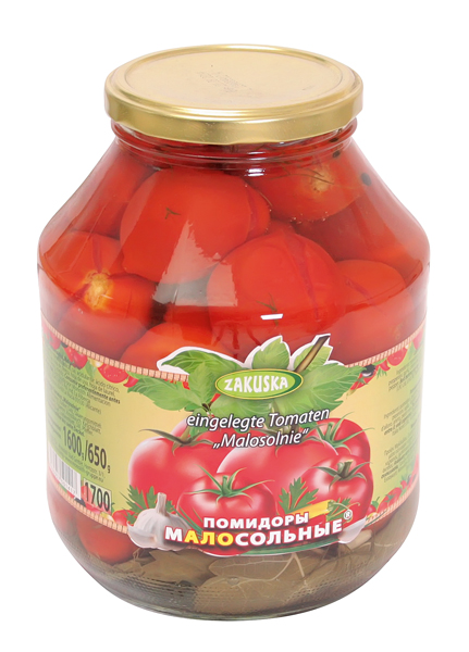 Ingelegde tomaten "Malosolnie"
