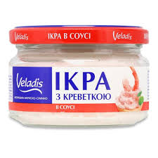 Atlantischer Fischkaviar mit Garnelen 160g