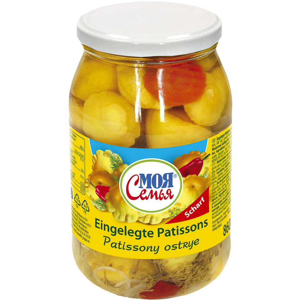 Moja Semja Ingemaakte patissons pikant