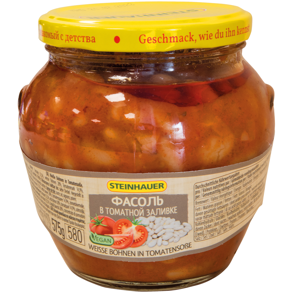 Witte bonen in tomatensaus
