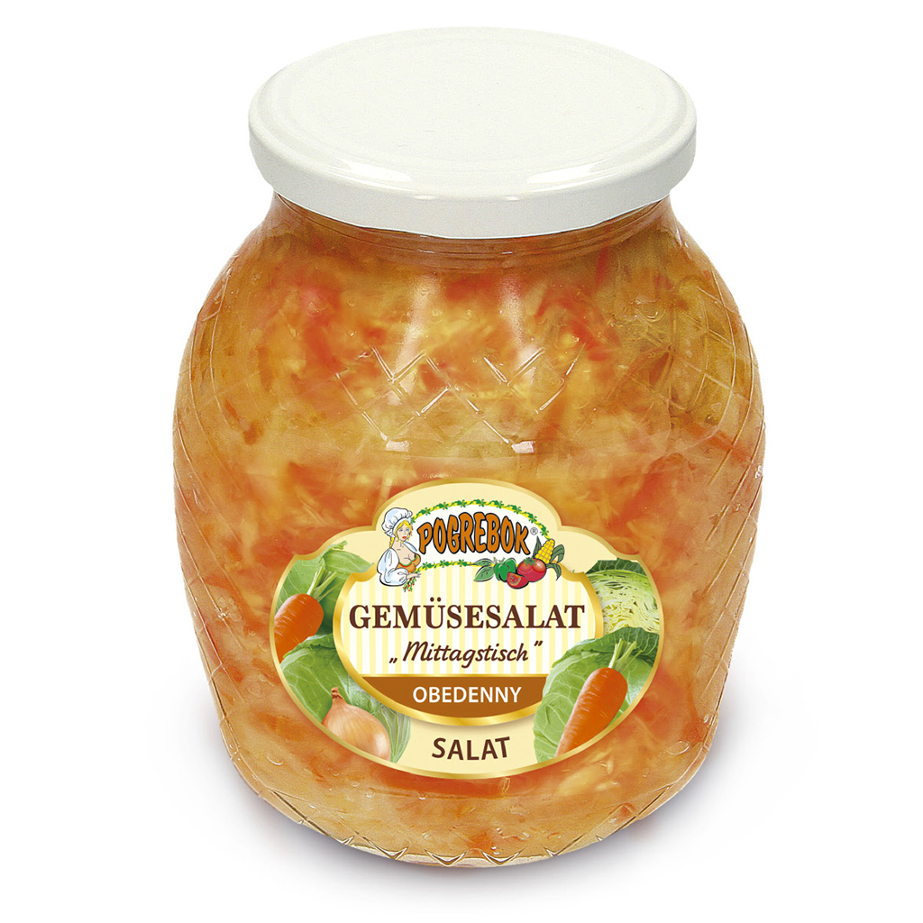 Pogrebok Groentesalade "Obedennyy"