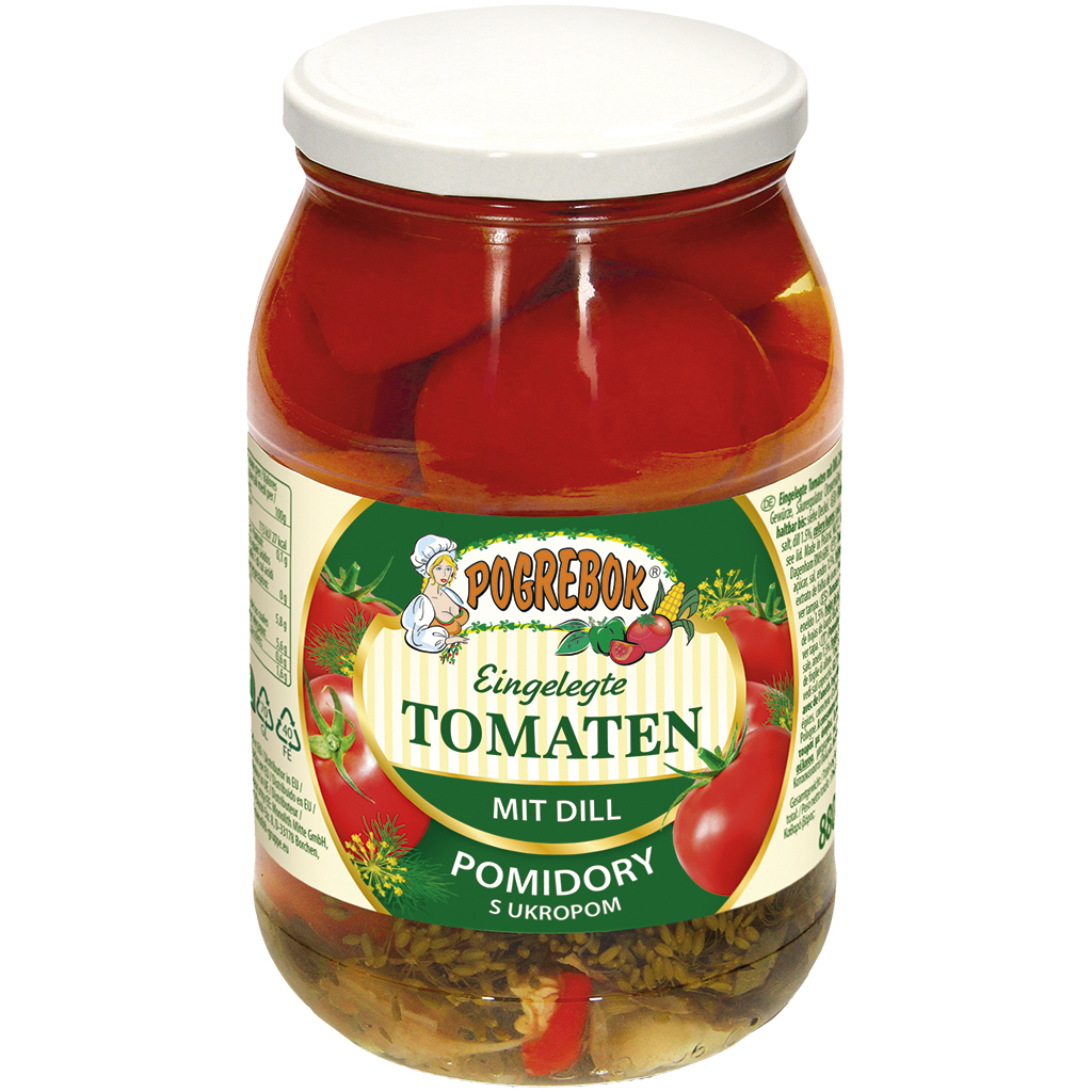 Ingelegde tomaten met dille