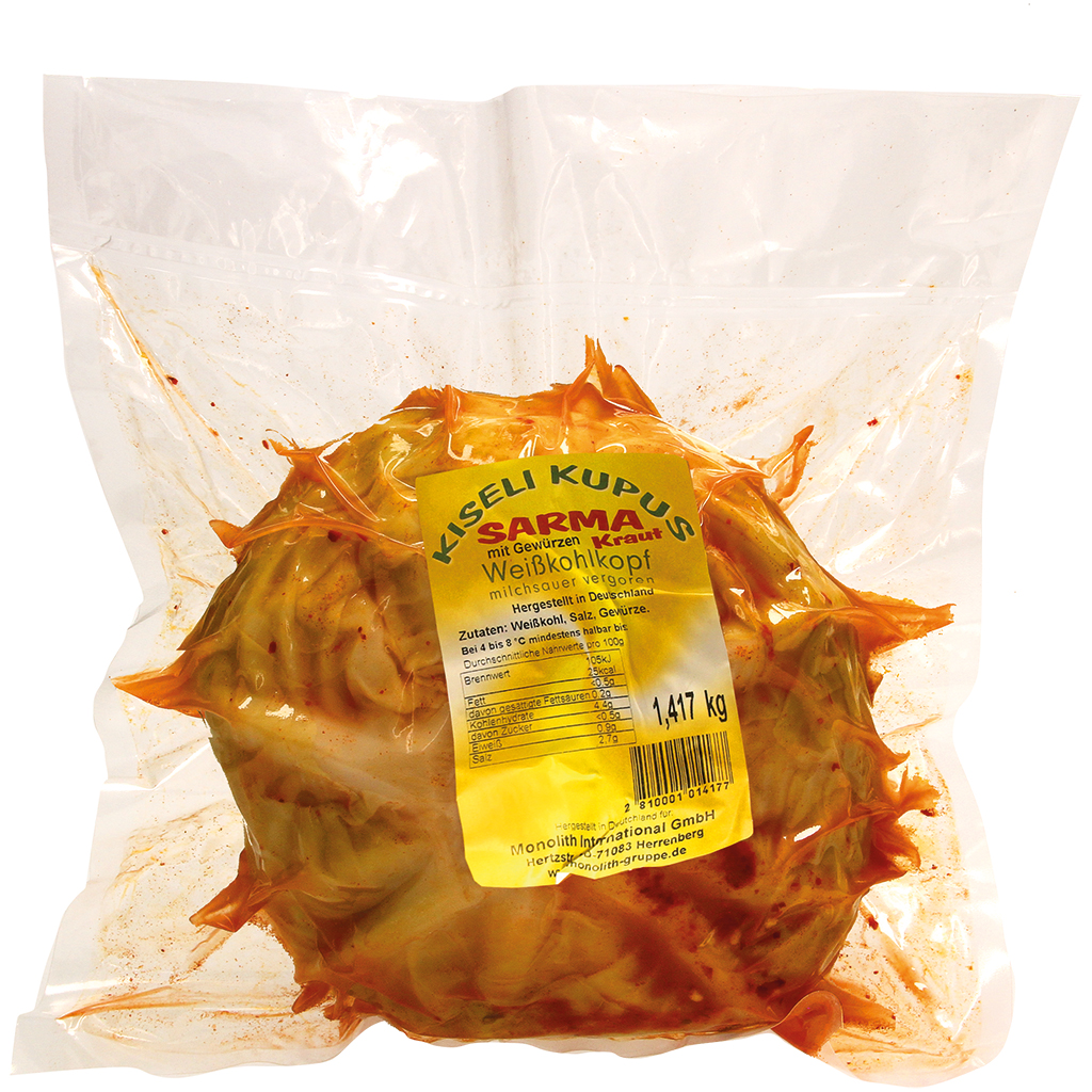 Капуста квашенная в велке, пряная