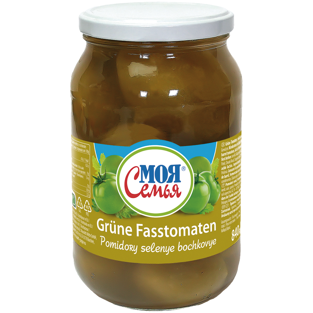 Moja Semja Groene tomaten gefermenteerd