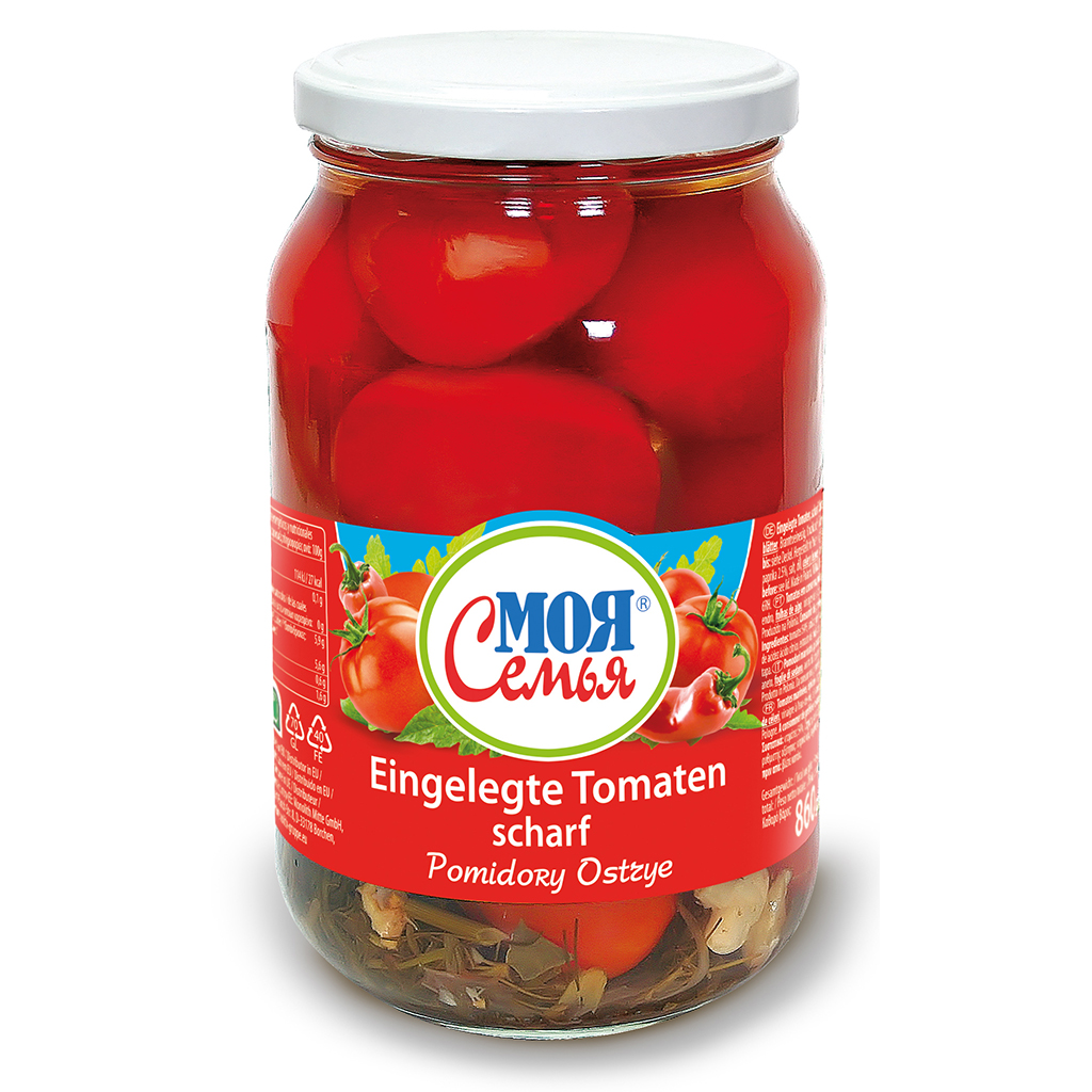 Moja Semja Помидоры маринованные, острые