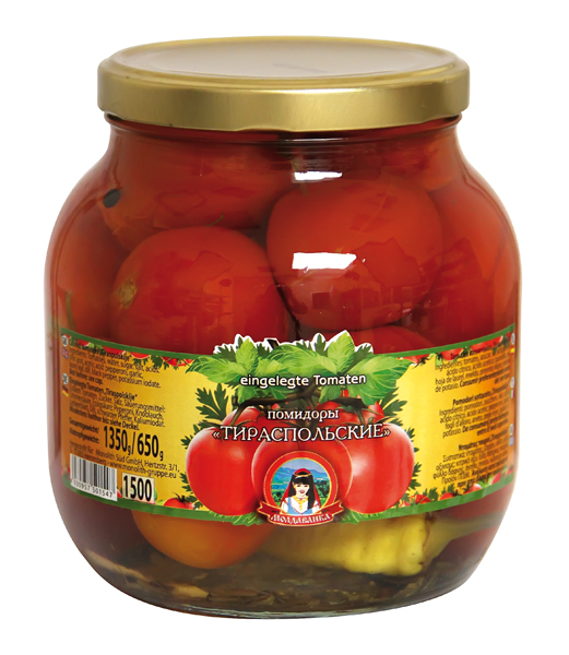 Ingelegde tomaten "Tiraspolskiye"