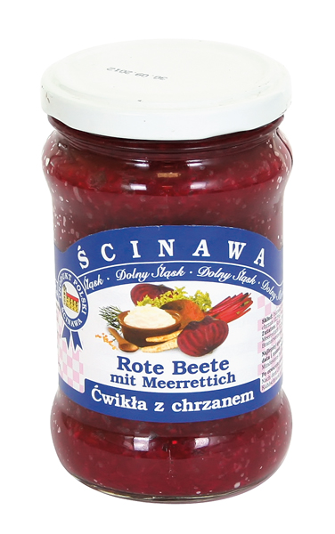 Rode Biet met mierikswortel "Cwikla z chrzanem"