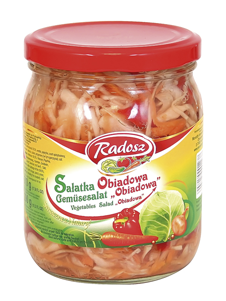 Овощной салат в маринаде