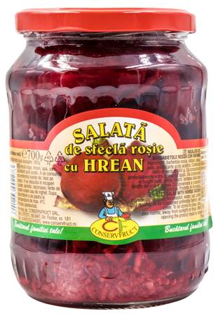 Conservvrucht salade van rode biet/mierikswortel 7