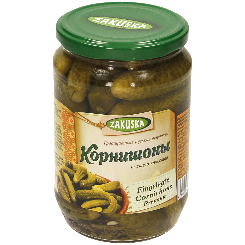 Маринованные корнишоны премиум-класса