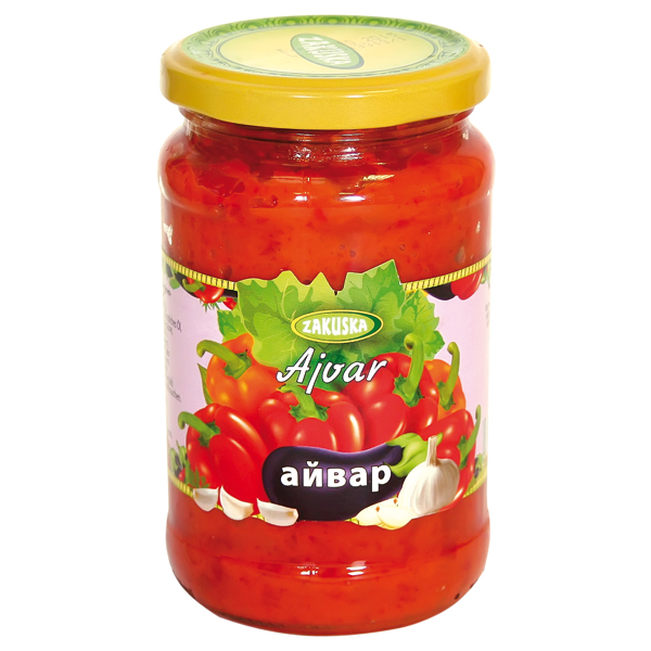 Приготовление (пюре) из перца и баклажанов "Ajvar"