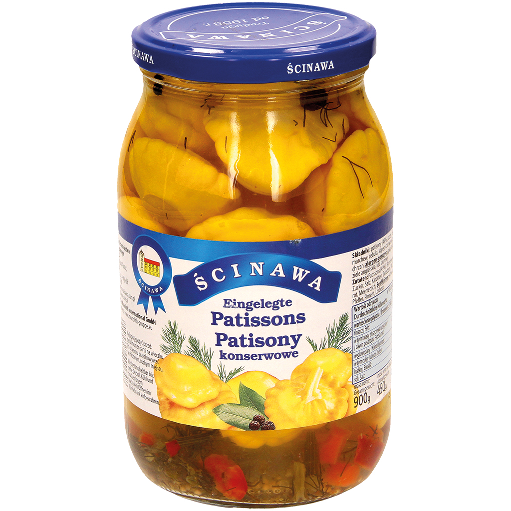 Патиссоны маринованные