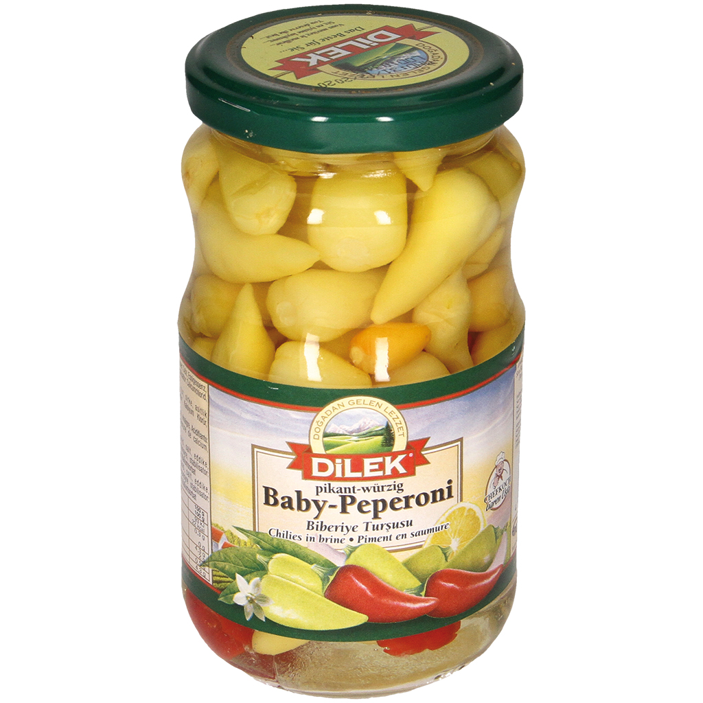 Ingelegde baby-paprika's