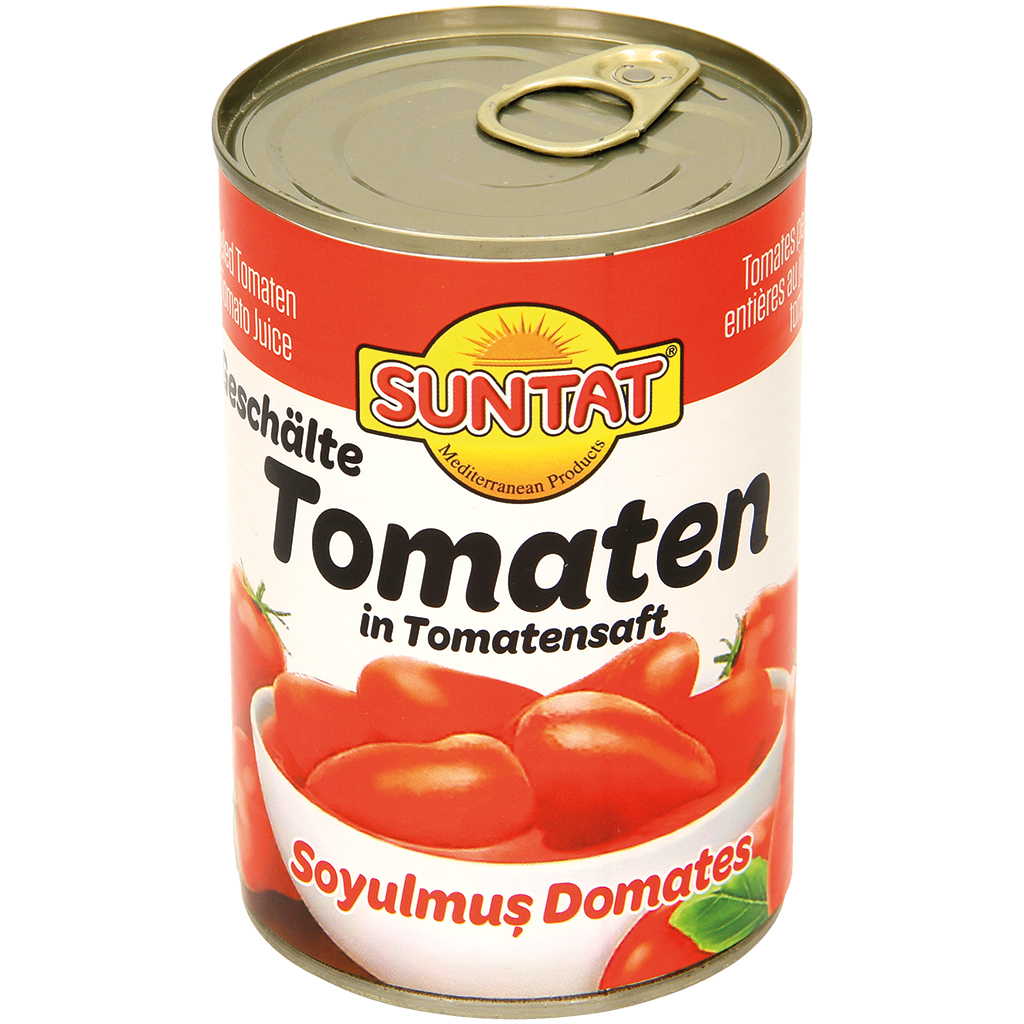 Geschilde tomaten in tomatensap