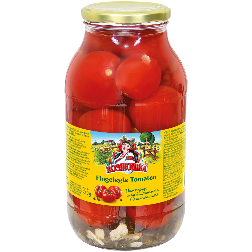 Томаты маринованные классические, пастеризованные