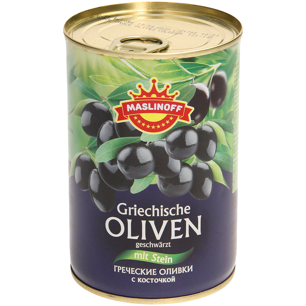 Греческие оливки с косточкой, оксидированные