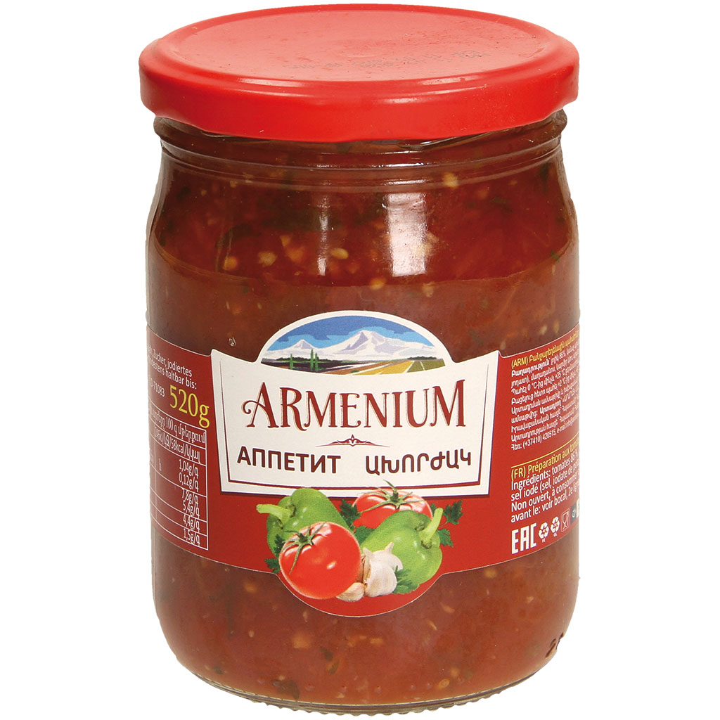 Tomaatgerecht met paprika "Appetit"