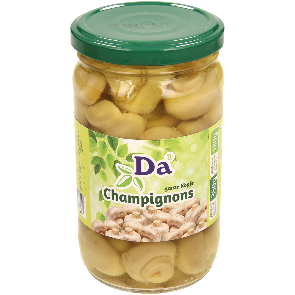 Champignons van de eerste keuze, hele hoofden