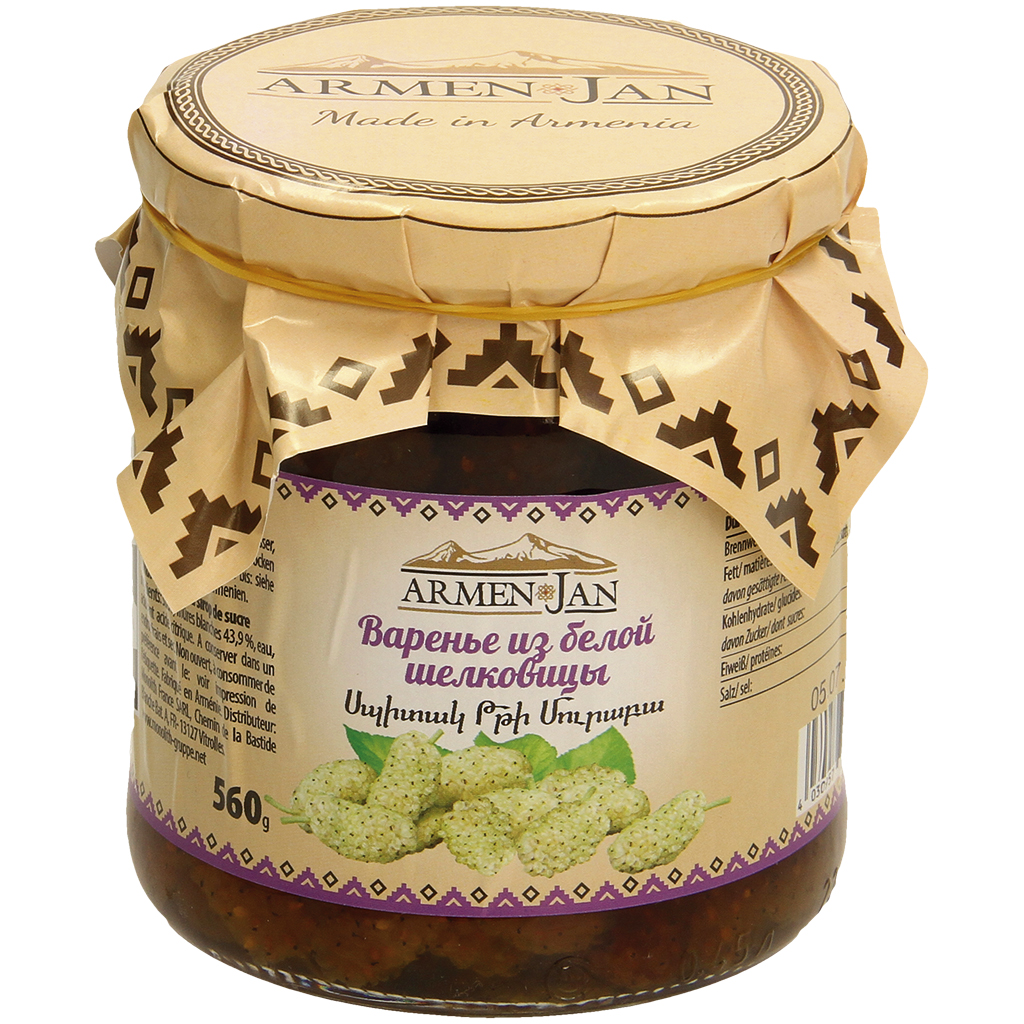 Белая шелковица в сахарном сиропе