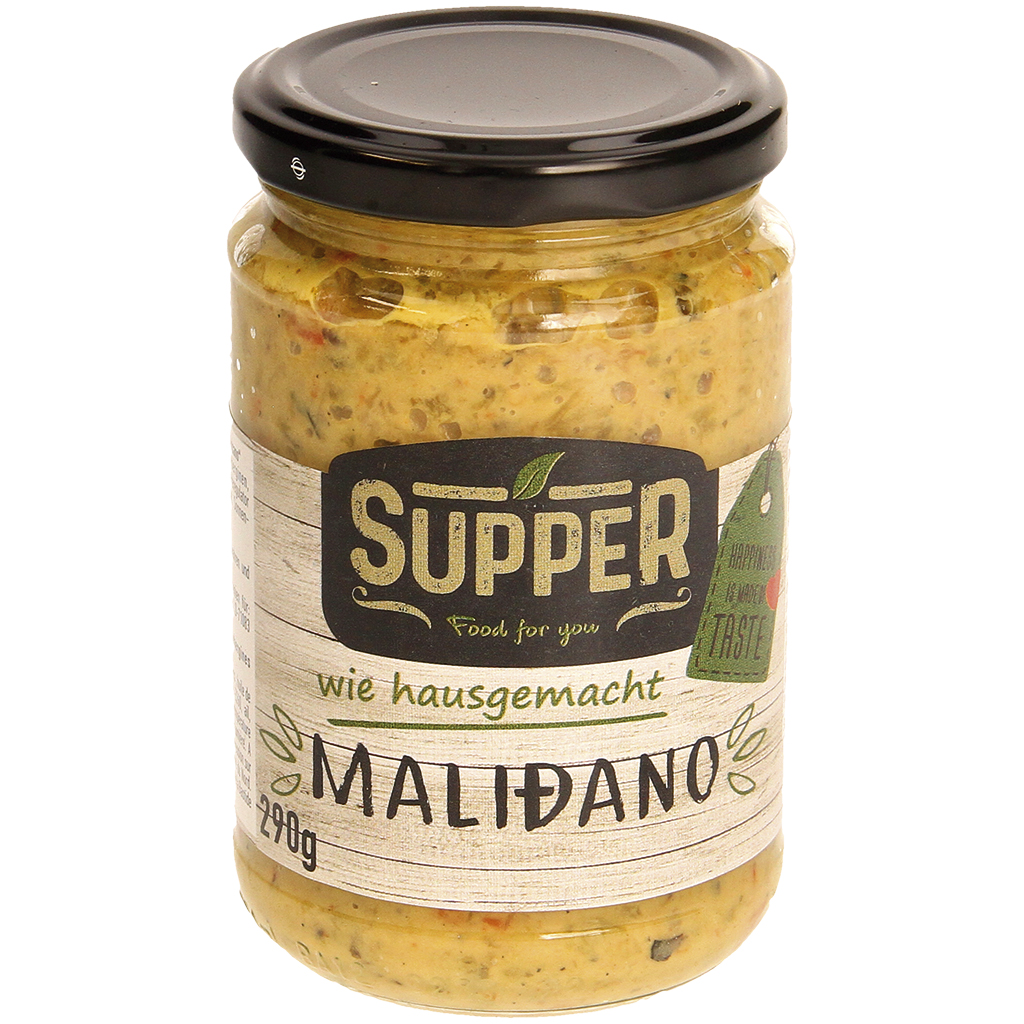 Закуска из зеленых перцев и баклажан "Malidzano"