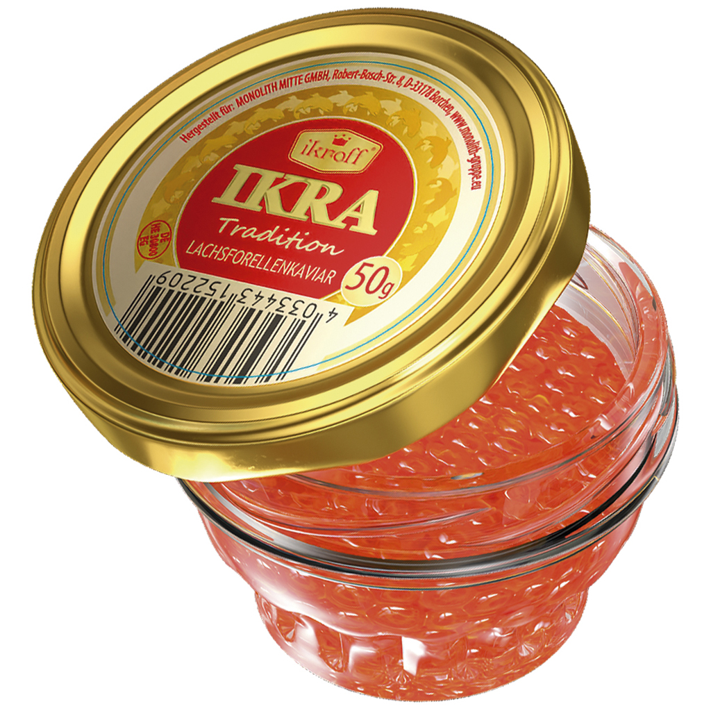 "IKROFF" Zalmforel kaviaar
