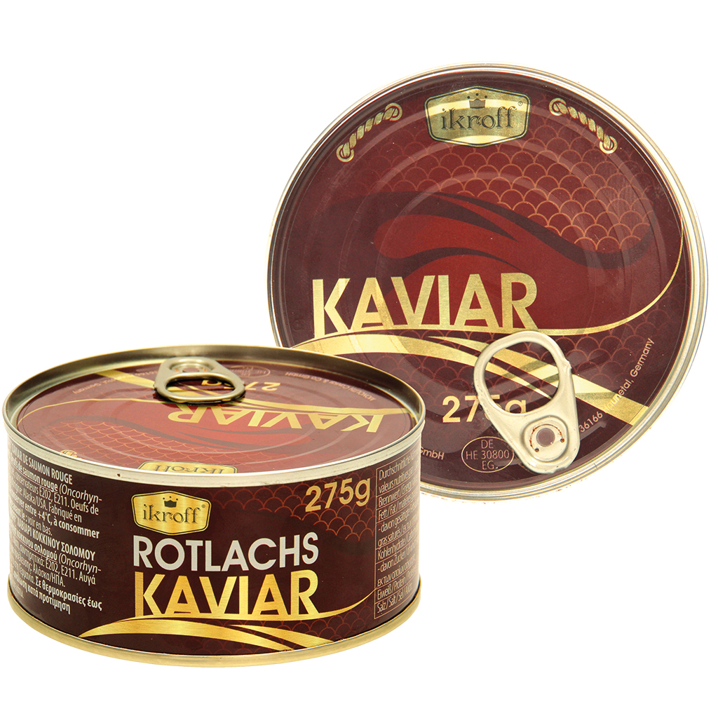 "IKROFF" Rode zalmeitjes