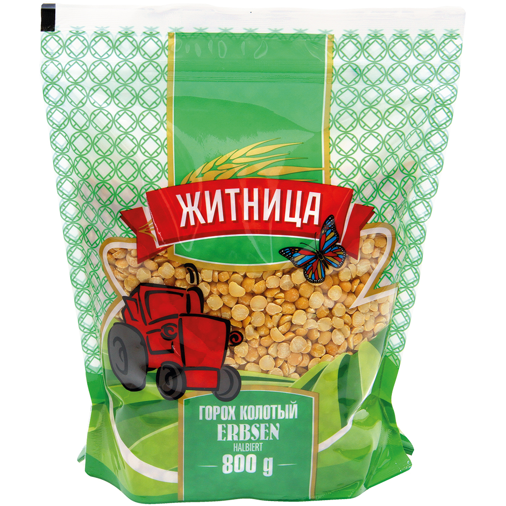 Gehalveerde erwten