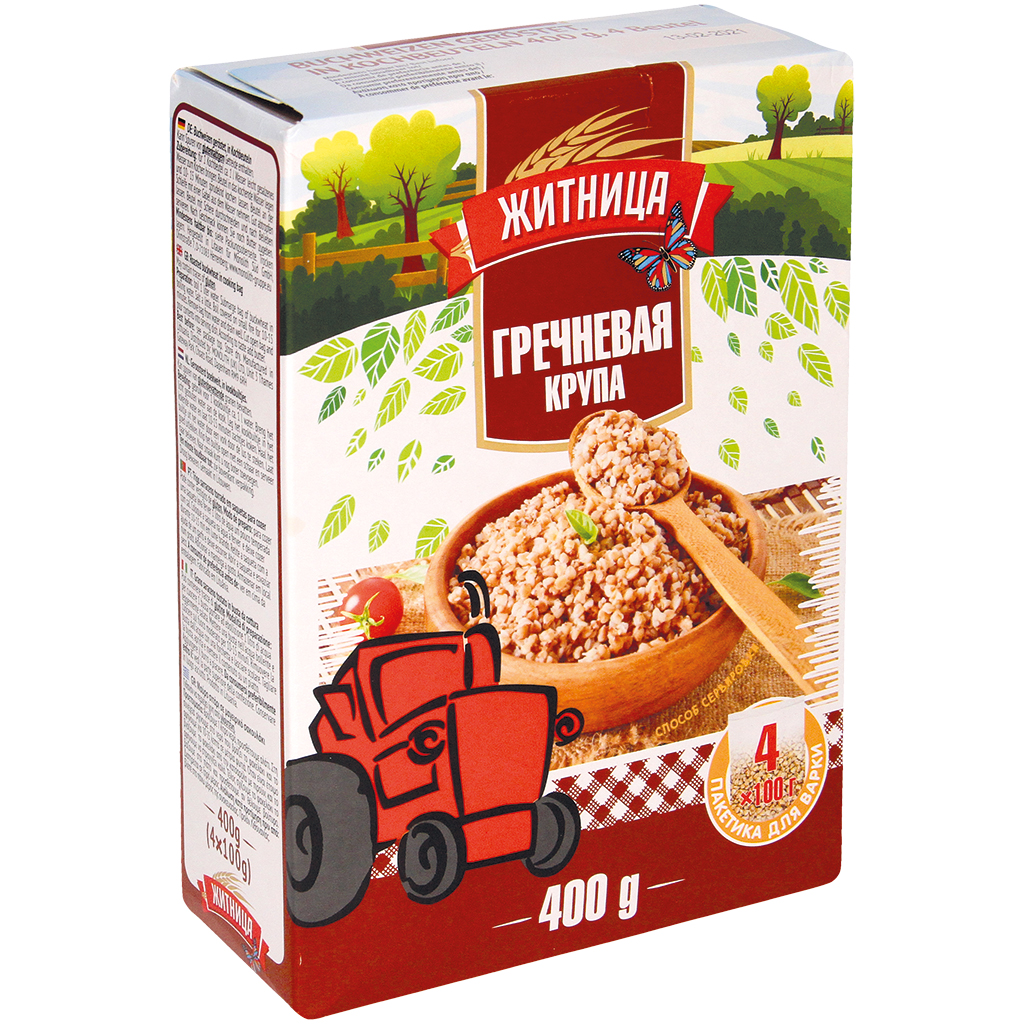 Boekweit in kookzak 4 x 100g
