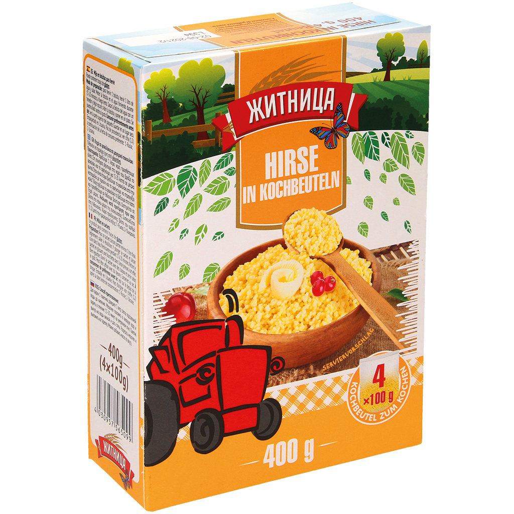 Zhitniza Gierst in kookzakjes 4x100g