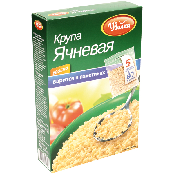 Ячневая крупа в пакетиках 5 x 80г.