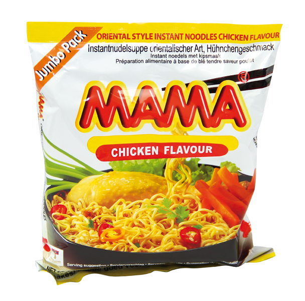 Instantnoedelsoep met kipsmaak "MAMA"