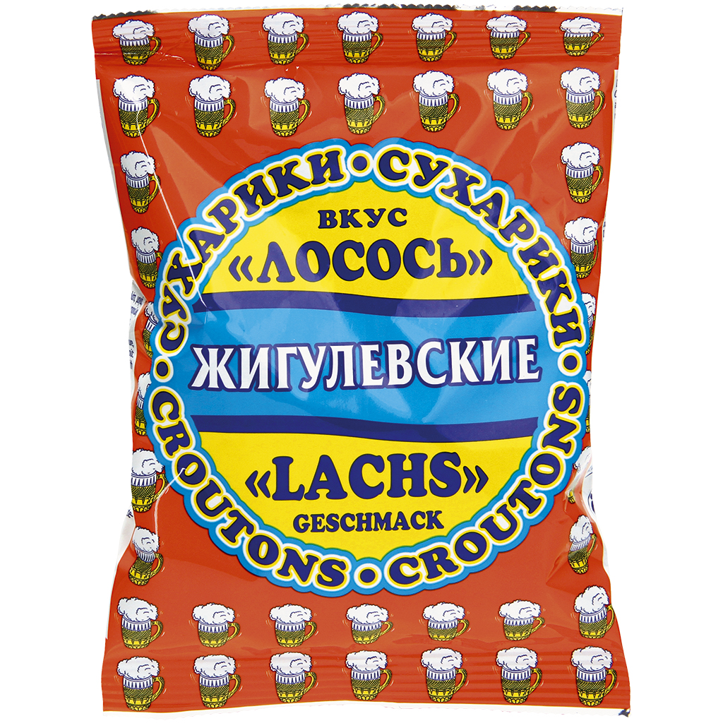 Снек из хлеба со вкусом лосося