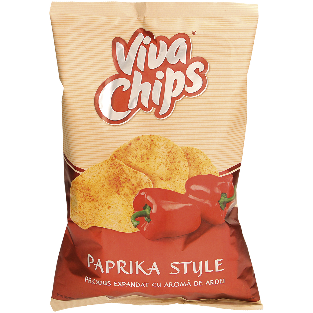 VIVA CHIPS - Aardappel-wheat snack met paprikasmaak
