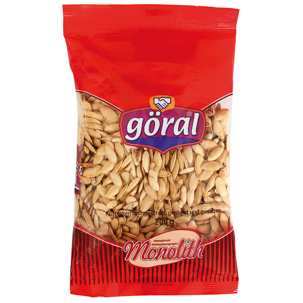 Pompoenpitten ongepeld, geroosterd en gezouten