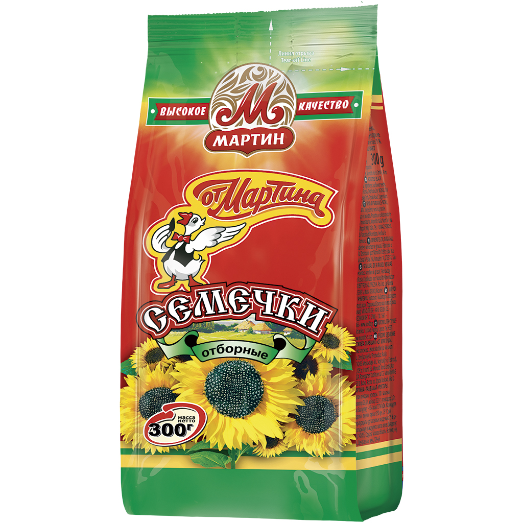 Семечки чёрные жареные "От Мартина" отборные